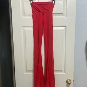 aerie Red Cross Waist Flare Leggings